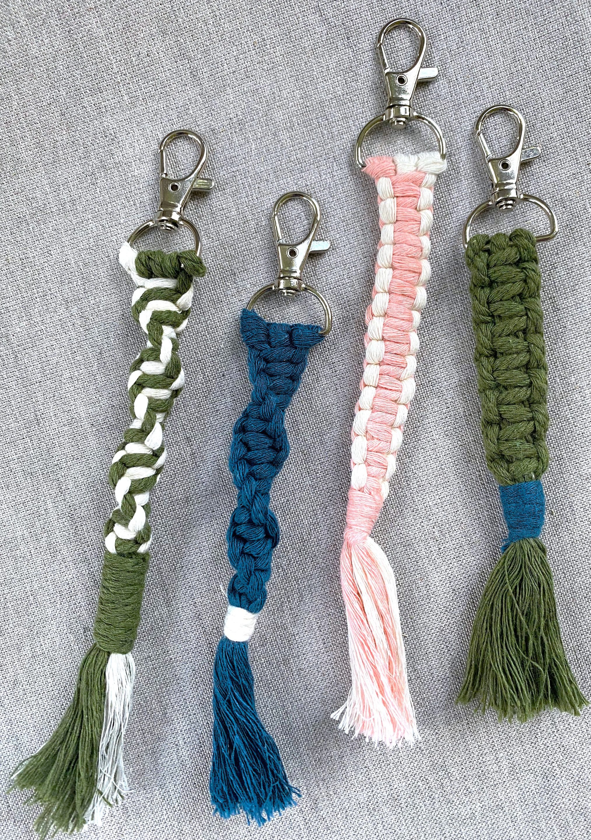 macrame key chains